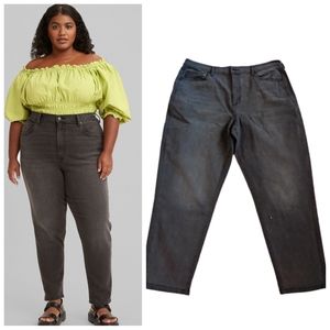 Sonoma gray high rise Mom Jeans women's plus size 16 NWT